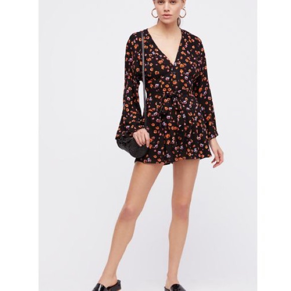 Free people l’amour floral romper - Picture 2 of 6